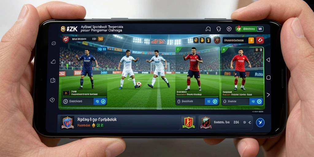 Tampilan menarik dari aplikasi Sportsbook 8ZK saat melakukan taruhan.
