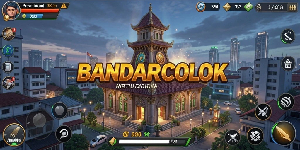 Tampilan gameplay BANDARCOLOK yang menegangkan dan seru.