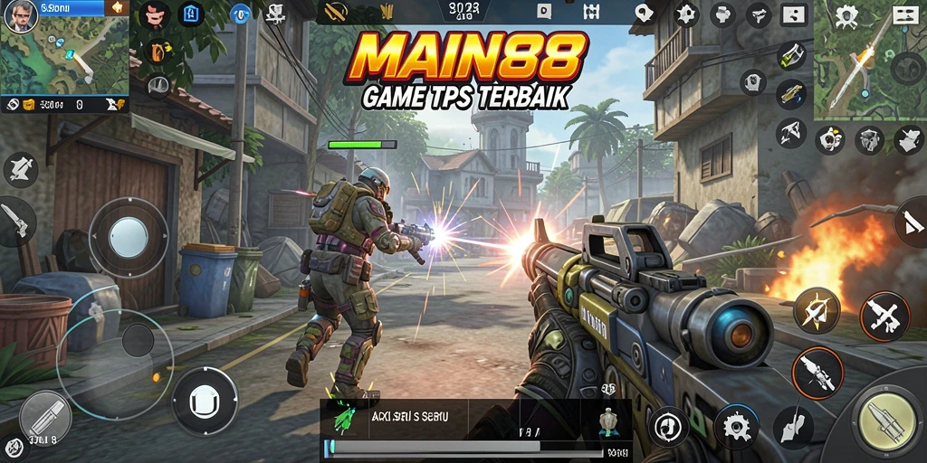 Tampilan seru gameplay pertempuran di MAIN88 dengan aksi dinamis.