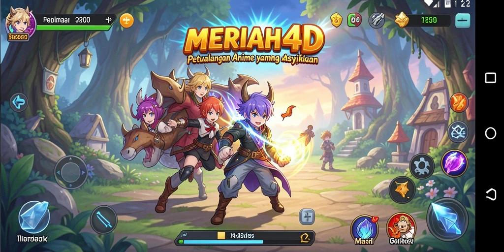 Tangkapan layar gameplay <strong>MERIAH4D</strong> yang menampilkan karakter Anime seru.