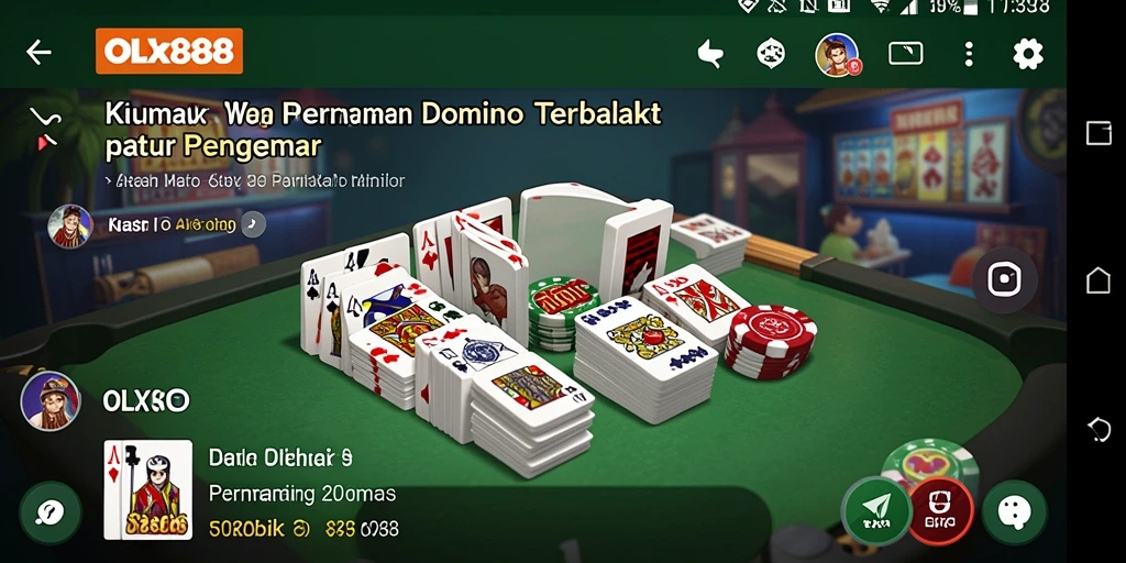 Gameplay seru Domino di OLX888 dengan grafis menarik.