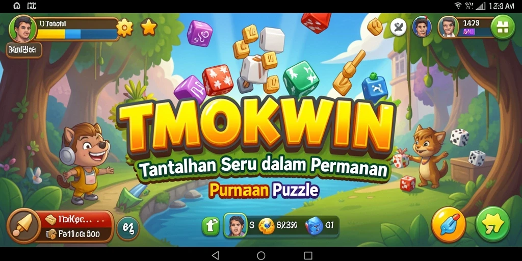 Gameplay seru TMOKWIN dalam menyelesaikan teka-teki puzzle.