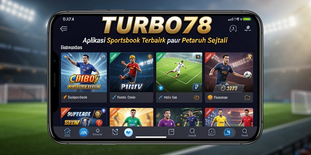 Tampilan antarmuka TURBO78 yang ramah pengguna dan menarik.