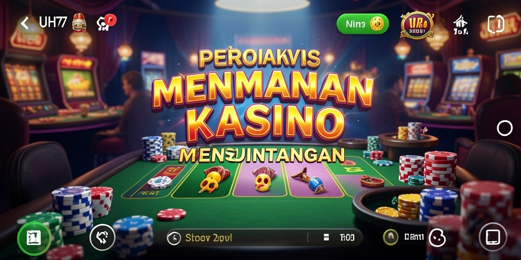 Tampilan screenshot UH77 menampilkan gameplay Kasino yang seru dan mengasyikkan.